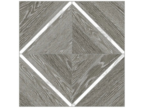 Anatolia Tile 16X16 Aspen Grey Ridge Marquetry Matte Porcelain Mosaics. 1 Sheet = 1.69 Sq. Ft. 4501-0018-1 Grey Ridge Statuario Marquetry - premium natural stone mosaic tile from Anatolia Tile, available at PoshHaus showroom in Keene, NH