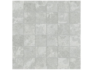 Anatolia Tile 2X2 Veneta Grigio Matte 36 Piece Porcelain Mosaics. 1 Sheet = .96 Sq. Ft. 4501-0299-0 (63-586) Grigio 2x2 - premium natural stone mosaic tile from Anatolia Tile, available at PoshHaus showroom in Keene, NH