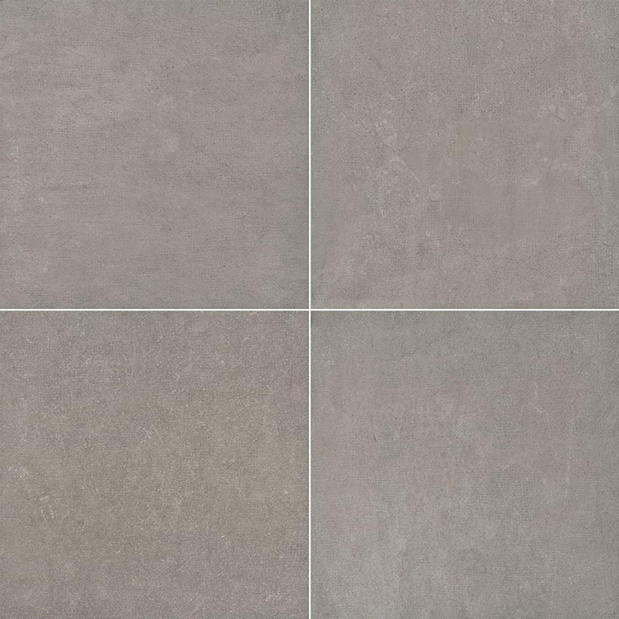 concerto grigio porcelain pavers 24x24in matte floor tile LPAVNCONGRI2424 4 tiles angle view #Size_24"x24"