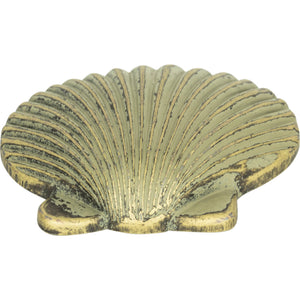 Atlas Homewares Clamshell Knob 2 Inch Verdigris