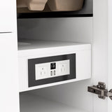 Breckenridge 36" Single Vanity, Bright White, w/ 3 CM Phantome Eclos Top