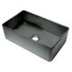 ALFI brand ABCO3320SB Concrete Color 33 inch Reversible Single Fireclay Farmhouse Kitchen Sink