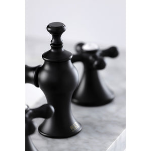 Kingston Brass KC7060AX Vintage 8 in. Widespread Bathroom Faucet, Matte Black