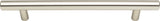 Atlas Homewares Linea Rail Pull 6 5/16 Inch (c-c) Brushed Nickel