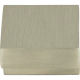 Atlas Homewares Small Square Knob 5/8 Inch (c-c) Brushed Nickel