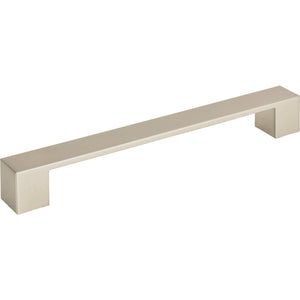 Atlas Homewares Wide Square Pull 7 9/16 Inch (c-c) Brushed Nickel