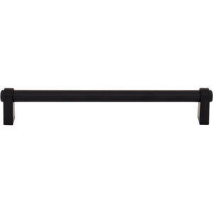 Top Knobs TK3213 Lawrence Pull 7 9/16 Inch Center to Center - Flat Black
