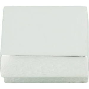 Atlas Homewares Small Square Knob 5/8 Inch (c-c) Polished Chrome