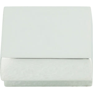 Atlas Homewares Small Square Knob 5/8 Inch (c-c) Polished Chrome
