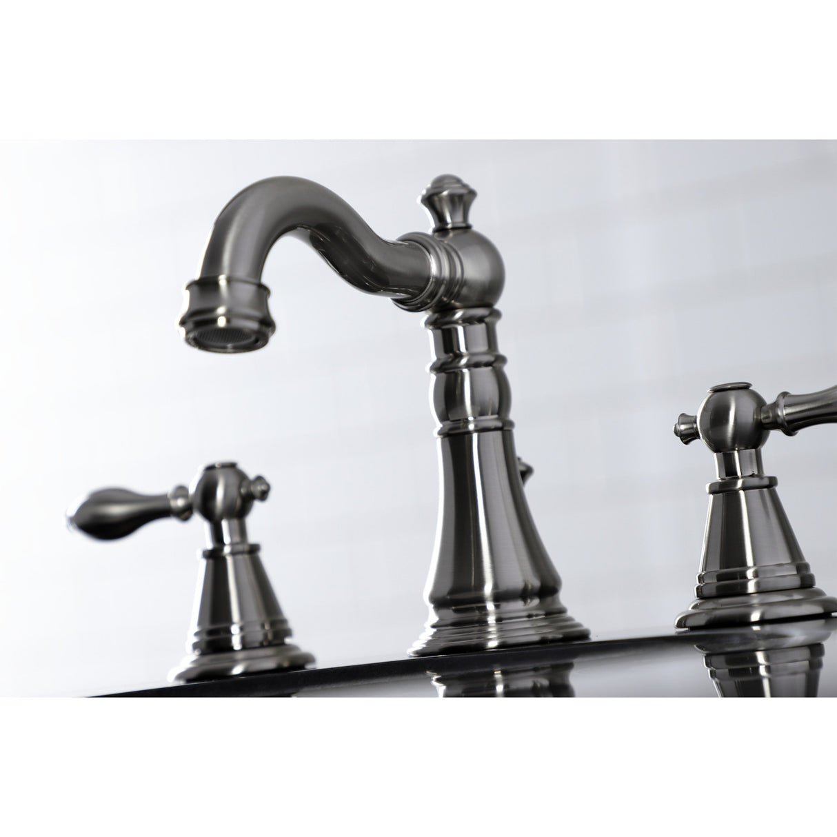 Fauceture FSC1978AL English Classic Widespread Bathroom Faucet, Brushed Nickel