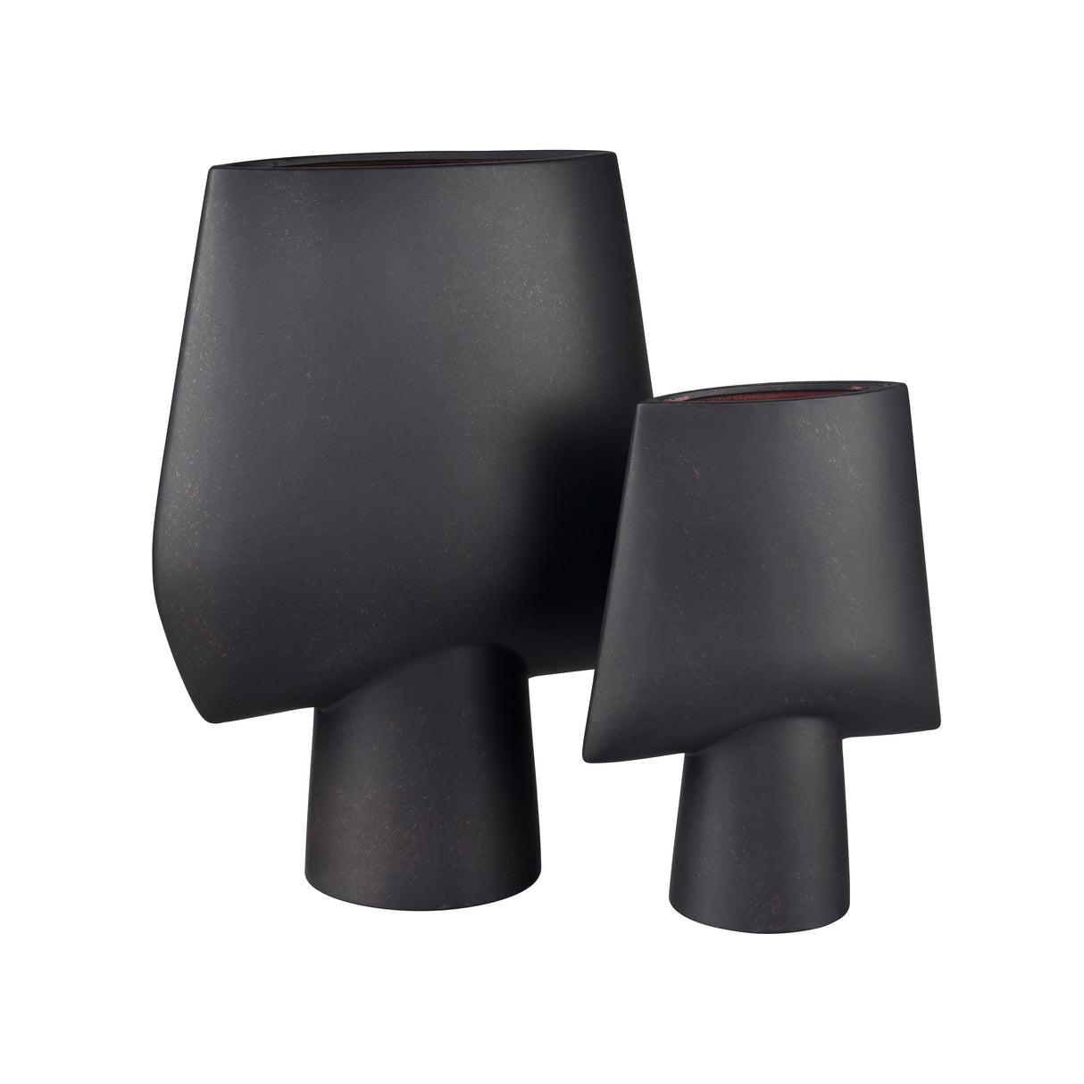 Elk H0017-10425 Hawking Vase - Small Black