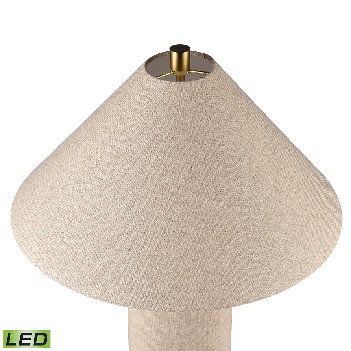 Elk H0019-10338-LED Blythe 26'' High 2-Light Table Lamp - Linen - Includes LED Bulbs
