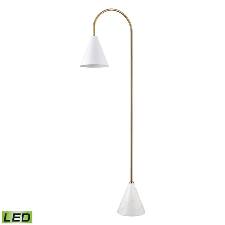 Elk H0019-11063-LED Tully 69'' High 1-Light Floor Lamp - Matte White - Includes LED Bulb
