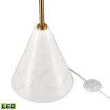 Elk H0019-11063-LED Tully 69'' High 1-Light Floor Lamp - Matte White - Includes LED Bulb