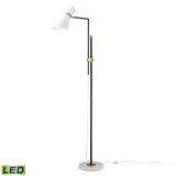 Elk H0019-11112-LED Taran 61'' High 1-Light Floor Lamp - Matte White - Includes LED Bulb