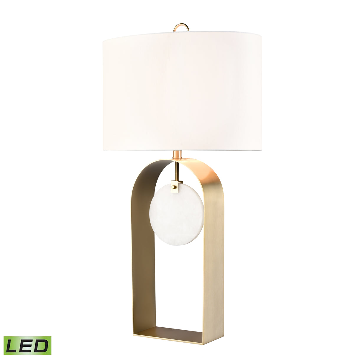 Elk H0019-11564-LED Farwell 33.5'' High 1-Light Table Lamp - Honey Brass - Includes LED Bulb