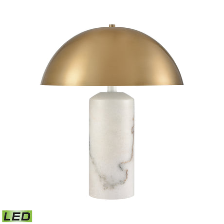Elk H0019-11854-LED Edisto 18'' High 2-Light Table Lamp - White - Includes LED Bulb