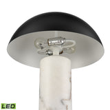 Elk H0019-11855-LED Edisto 18'' High 2-Light Table Lamp - White - Includes LED Bulb
