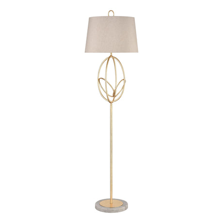 Elk H0019-7987 Morely 64'' High 1-Light Floor Lamp - Gold Leaf