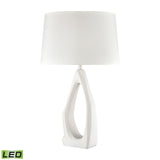 Elk H0019-8001-LED Galeria 31'' High 1-Light Table Lamp - Matte White - Includes LED Bulb