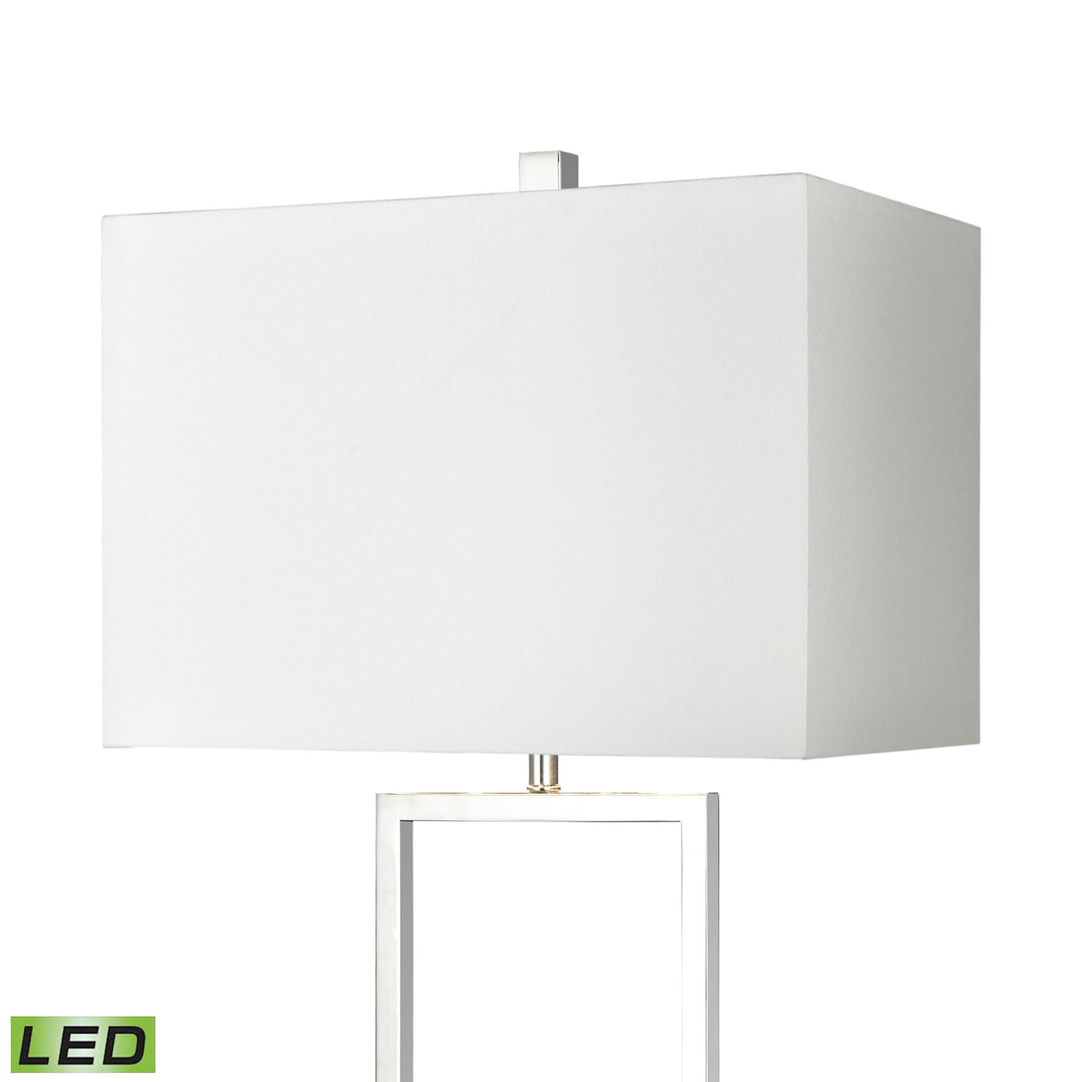 Elk H0019-8018-LED Dunstan Mews 31'' High 1-Light Table Lamp - Chrome - Includes LED Bulb