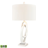 Elk H0019-8064-LED Jovian 30'' High 1-Light Table Lamp - Matte White - Includes LED Bulb
