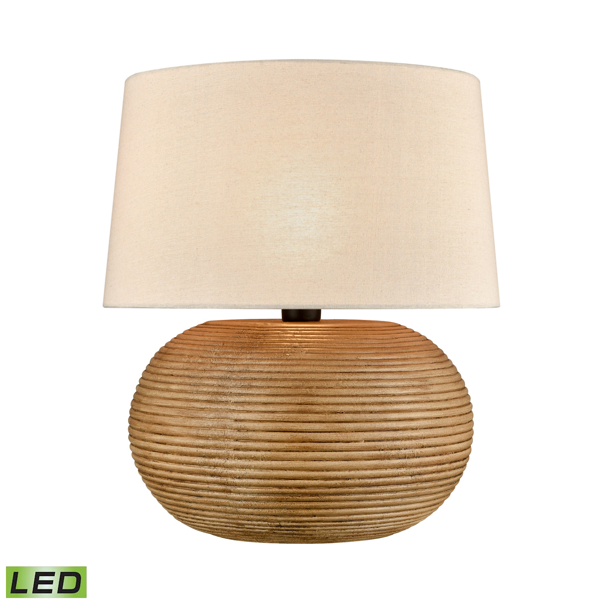Elk H0019-8560-LED Terran 22'' High 1-Light Outdoor Table Lamp - Natural - Includes LED Bulb