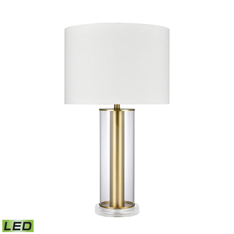 Elk H0019-9507-LED Tower Plaza 26'' High 1-Light Table Lamp - Clear - Includes LED Bulb