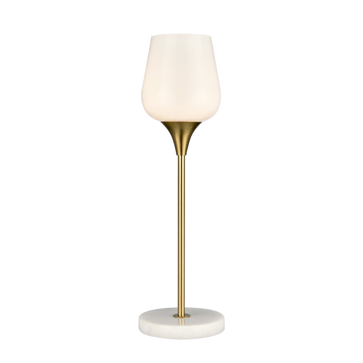 Elk H0019-9510 Finch Lane 20'' High 1-Light Table Lamp - Satin Gold
