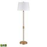 Elk H0019-9569-LED Roseden Court 62'' High 1-Light Floor Lamp - Aged Brass - Includes LED Bulb