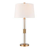 Elk H0019-9570 Roseden Court 33'' High 1-Light Table Lamp - Aged Brass