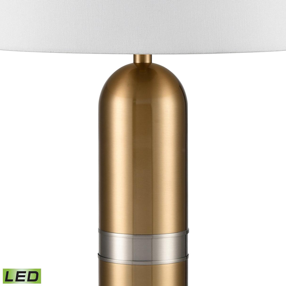 Elk H0019-9575-LED Pill 34'' High 1-Light Table Lamp - Aged Brass - Includes LED Bulb