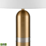 Elk H0019-9575-LED Pill 34'' High 1-Light Table Lamp - Aged Brass - Includes LED Bulb