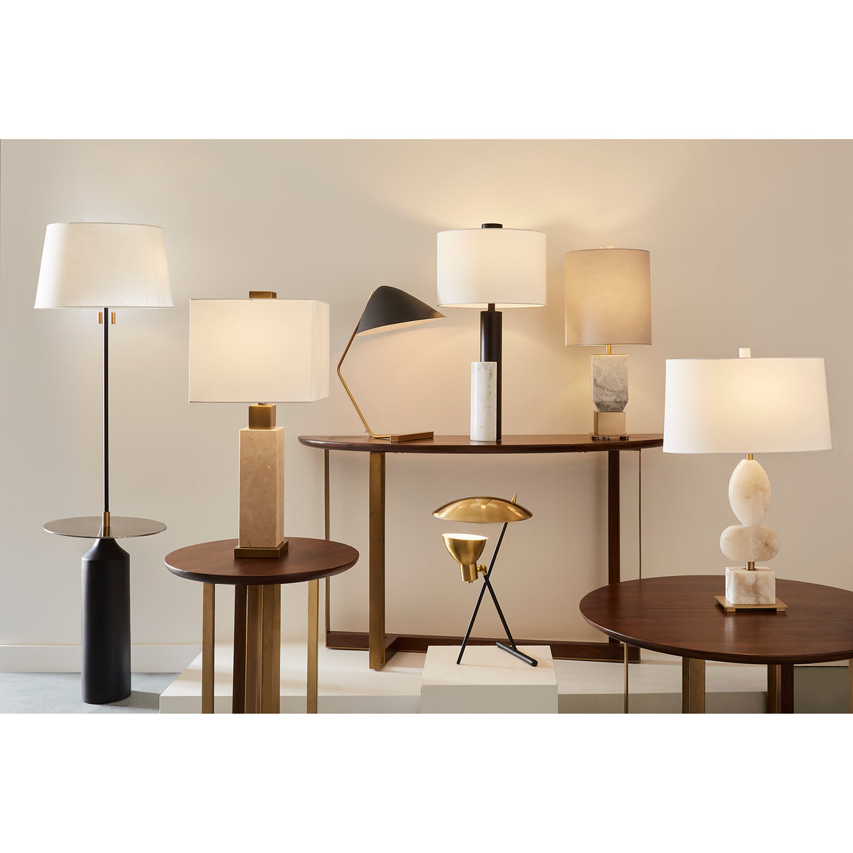 Elk H0019-9596 Calmness 30'' High 1-Light Table Lamp - White