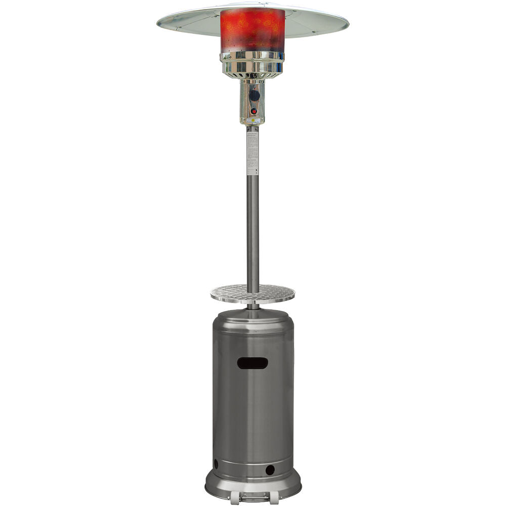 Hanover H003SS Steel Umbrella Patio Heater, 7' tall, Propane, 48,000 BTU