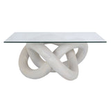 Elk H0075-9438 Knotty Coffee Table - White