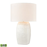 Elk H019-7255-LED Abbeystead 23'' High 1-Light Table Lamp - White - Includes LED Bulb