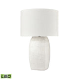 Elk H019-7255-LED Abbeystead 23'' High 1-Light Table Lamp - White - Includes LED Bulb