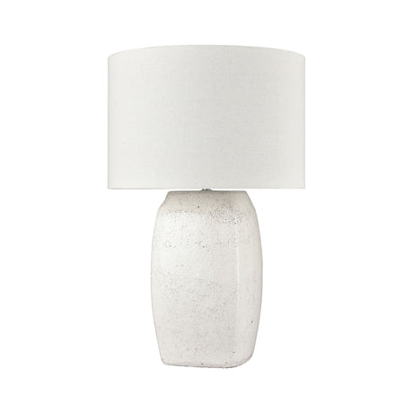 Elk H019-7255 Abbeystead 23'' High 1-Light Table Lamp - White