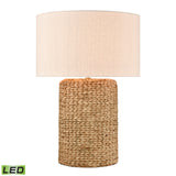 Elk H019-7258-LED Wefen 26'' High 1-Light Table Lamp - Natural - Includes LED Bulb