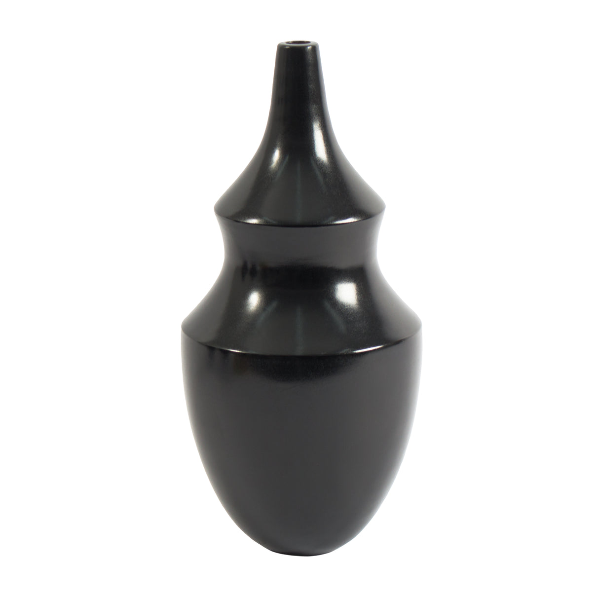 Elk H0517-10717 Shadow Vase - Large Black