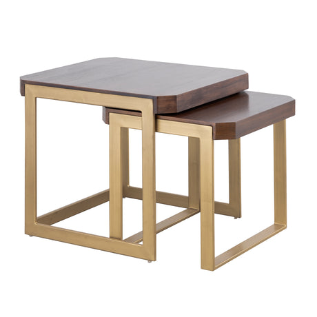 Elk H0805-9902/S2 Crafton Nesting Table - Set of 2 - Mahogany
