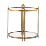 Elk H0895-10845 Arch Accent Table - Gold