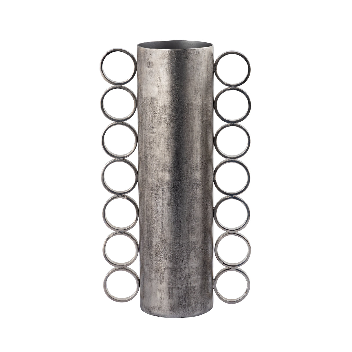 Elk H0897-10951 Cirq Vase - Large Antique Nickel