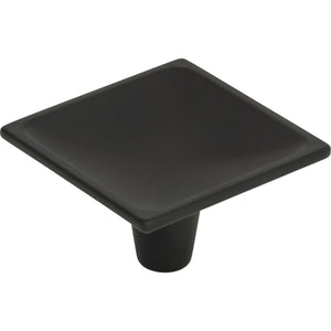 Atlas Homewares Dap Square Knob 2 Inch Matte Black