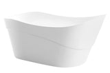 ANZZI FT-AZ094-R Series 5.58 ft. Freestanding Bathtub in White