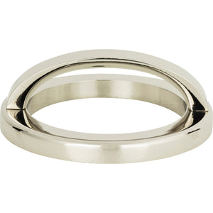 Atlas Homewares Tableau Round Base and Top 2 1/2 Inch (c-c) Polished Nickel