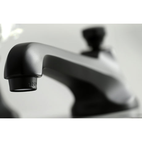 Kingston Brass KS4460PX 8 in. Widespread Bathroom Faucet, Matte Black