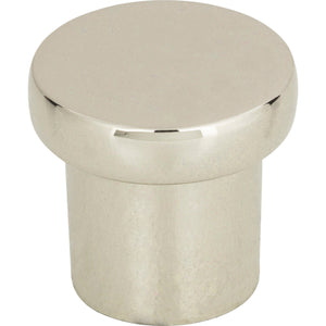 Atlas Homewares Chunky Round Knob Small 1 Inch Polished Nickel