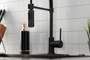 Gourmetier LS8776DL Concord Single-Handle Pre-Rinse Kitchen Faucet, Naples Bronze